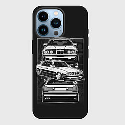 Чехол для iPhone 14 Pro BMW, цвет: 3D-черный