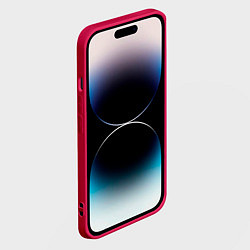 Чехол для iPhone 14 Pro Дио Брандо, цвет: 3D-малиновый — фото 2