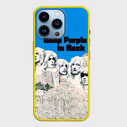 Чехол для iPhone 14 Pro Deep Purple in Rock, цвет: 3D-желтый