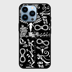Чехол для iPhone 14 Pro ТОКИЙСКИЕ МСТИТЕЛИ ЛОГОБОМБИНГ TOKYO REVENGERS LOG, цвет: 3D-черный