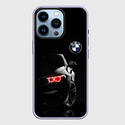 Чехол для iPhone 14 Pro BMW МИНИМЛ, цвет: 3D-светло-сиреневый