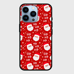 Чехол для iPhone 14 Pro САНТА КЛАУС НОВЫЙ ГОД, цвет: 3D-черный