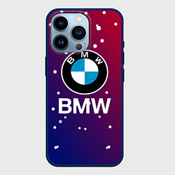Чехол для iPhone 14 Pro BMW Градиент Краска, цвет: 3D-тёмно-синий