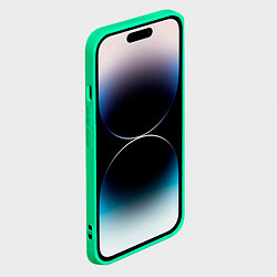 Чехол для iPhone 14 Pro Рождественский кролик - 2023, цвет: 3D-мятный — фото 2