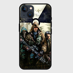 Чехол для iPhone 14 STALKER: Radioactive, цвет: 3D-черный
