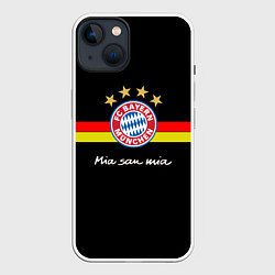 Чехол для iPhone 14 Бавария, цвет: 3D-белый