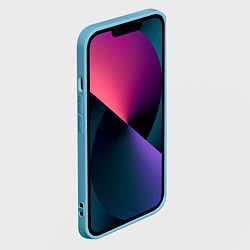 Чехол для iPhone 14 Пикачу и корги, цвет: 3D-голубой — фото 2