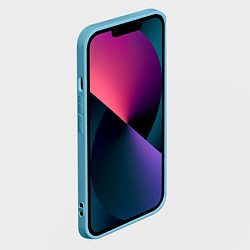 Чехол для iPhone 14 Killer Queen JoJo, цвет: 3D-голубой — фото 2