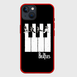 Чехол для iPhone 14 THE BEATLES ЗНАМЕНИТАЯ КАРТИНКА, цвет: 3D-красный