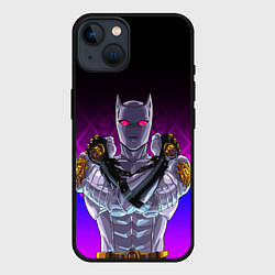 Чехол для iPhone 14 JOJO KILLER QUEEN КОРОЛЕВА УБИЙЦА FIRE STYLE, цвет: 3D-черный