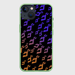 Чехол для iPhone 14 JOJOS BIZARRE ADVENTURE PATTERN, цвет: 3D-салатовый