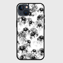 Чехол для iPhone 14 Король и шут Лого Паттерн, цвет: 3D-черный