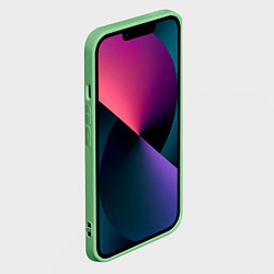 Чехол для iPhone 14 Milano Fashion pattern, цвет: 3D-салатовый — фото 2