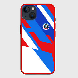 Чехол для iPhone 14 Bmw - perfomance colors, цвет: 3D-красный