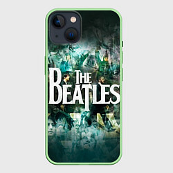 Чехол для iPhone 14 The Beatles Stories, цвет: 3D-салатовый