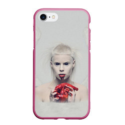 Чехол iPhone 7/8 матовый Die Antwoord: Blooded Heart