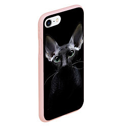 Чехол iPhone 7/8 матовый Сфинкс 2, цвет: 3D-светло-розовый — фото 2