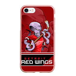 Чехол iPhone 7/8 матовый Detroit Red Wings