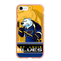 Чехол iPhone 7/8 матовый St. Louis Blues