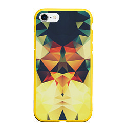 Чехол iPhone 7/8 матовый Grazy Poly VPPDGryphon, цвет: 3D-желтый