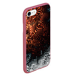 Чехол iPhone 7/8 матовый Technology, цвет: 3D-малиновый — фото 2