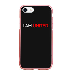 Чехол iPhone 7/8 матовый Manchester United team