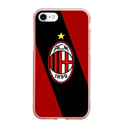Чехол iPhone 7/8 матовый Milan FC: Red Collection