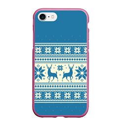 Чехол iPhone 7/8 матовый Новогодний свитер