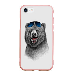 Чехол iPhone 7/8 матовый Счастливый медведь