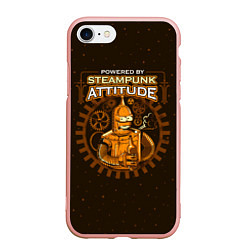 Чехол iPhone 7/8 матовый Steampunk Attitude