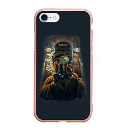 Чехол iPhone 7/8 матовый Baker Street 221B