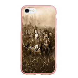 Чехол iPhone 7/8 матовый Slipknot Sepia