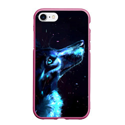 Чехол iPhone 7/8 матовый Лунный волк