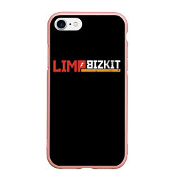 Чехол iPhone 7/8 матовый Limp Bizkit, цвет: 3D-светло-розовый