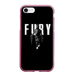 Чехол iPhone 7/8 матовый Tretij rebenok Fury, цвет: 3D-малиновый