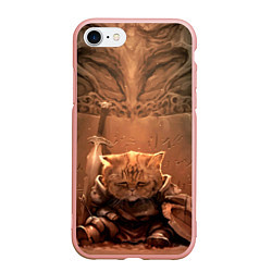 Чехол iPhone 7/8 матовый Довакин, цвет: 3D-светло-розовый