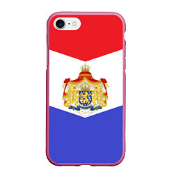 Чехол iPhone 7/8 матовый Флаг и герб Голландии