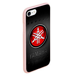 Чехол iPhone 7/8 матовый Yamaha, цвет: 3D-светло-розовый — фото 2
