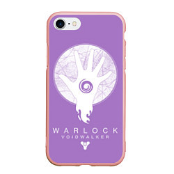 Чехол iPhone 7/8 матовый Destiny: Voidwalker, цвет: 3D-светло-розовый
