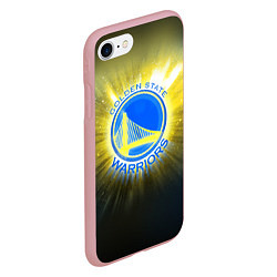 Чехол iPhone 7/8 матовый Golden State Warriors 4, цвет: 3D-баблгам — фото 2