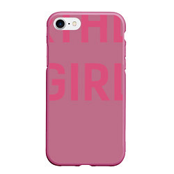 Чехол iPhone 7/8 матовый Birthday Girl, цвет: 3D-малиновый