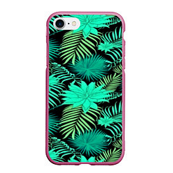 Чехол iPhone 7/8 матовый Tropical pattern