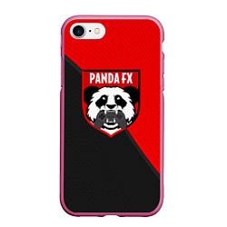 Чехол iPhone 7/8 матовый PandafxTM, цвет: 3D-малиновый