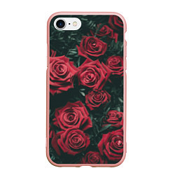 Чехол iPhone 7/8 матовый Бархатные розы