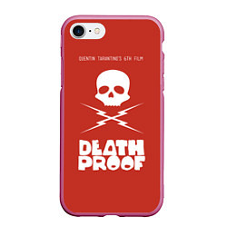 Чехол iPhone 7/8 матовый Deatch Proof Skull
