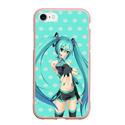 Чехол iPhone 7/8 матовый Hatsune Miku