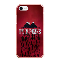 Чехол iPhone 7/8 матовый Twin Peaks Wood