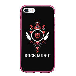 Чехол iPhone 7/8 матовый Rock Music