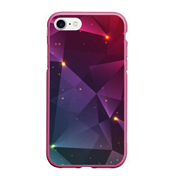 Чехол iPhone 7/8 матовый Colorful triangles