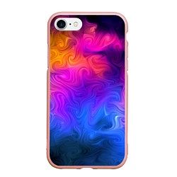 Чехол iPhone 7/8 матовый Узор цвета